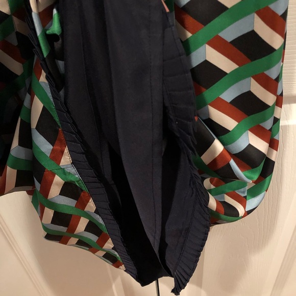 🌸 J. Crew Silk dress in Ratti graphic diamond - Picture 7 of 8